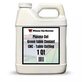 Winona Van Norman Plasma Cut - Green Coolant - Table and CNC Cutting Coolant - 1 Quart