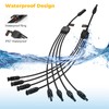 BougeRV Solar Y Branch Connectors Extra Long Solar Panel Parallel