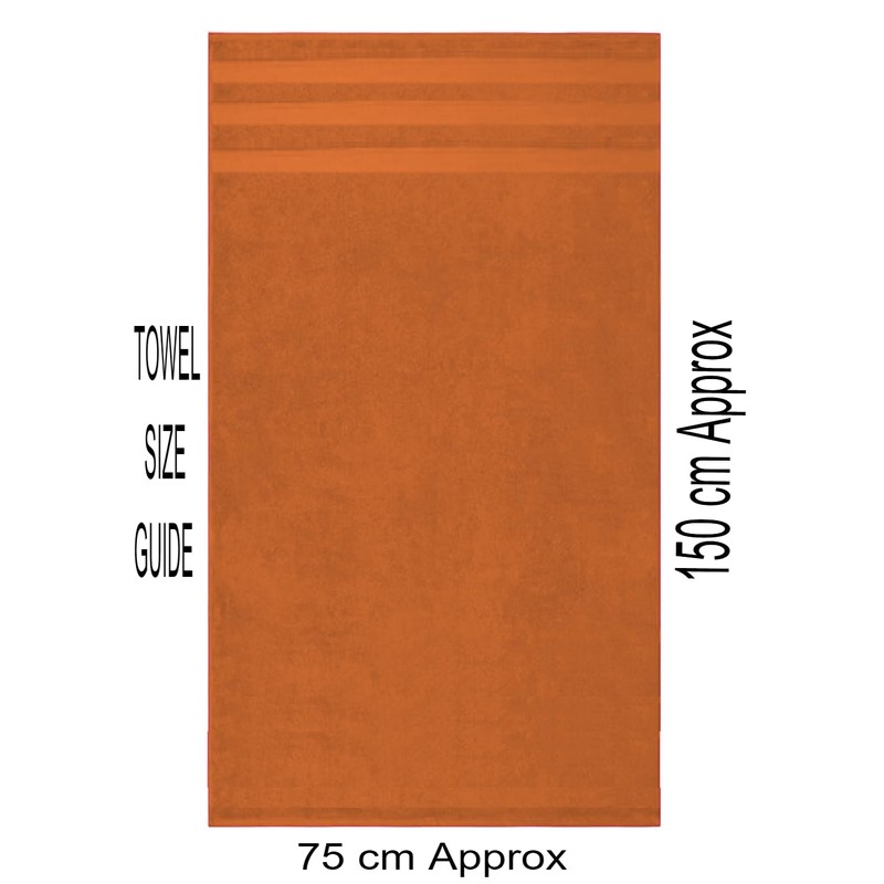 Pack of 2 Large Jumbo Bath Sheets 500 GSM 100%