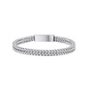 ChainsHouse Stainless Steel Chain Bracelet for Men, Non Tarnish Silver