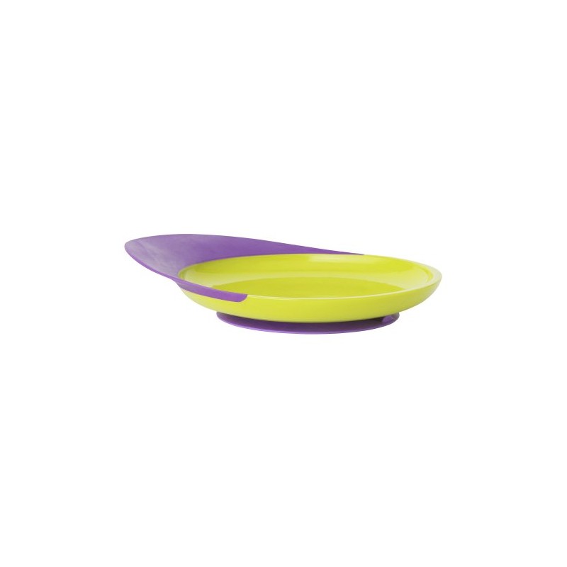 Boon B263 Plato con Base de Succión, verde/morado