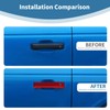 PDKLIN for Bronco Door Handle Cover Trim Red Fit for