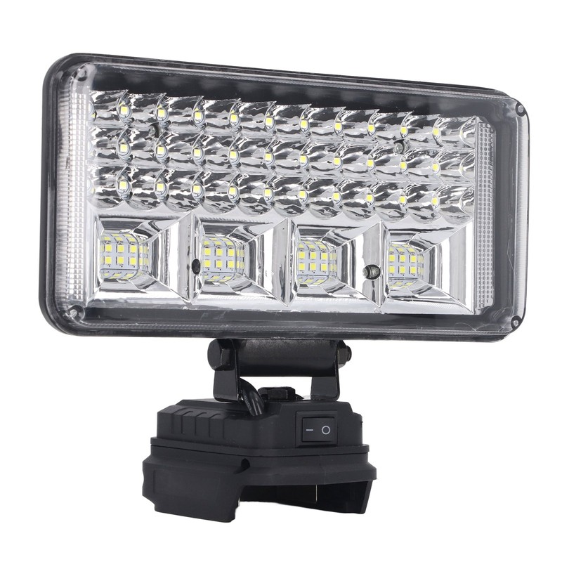 6000lm Cordless LED Work Light Waterproof Emergency 14.4V‑18V Lithium Battery