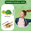 Juexica 50 Sets Employee Appreciation Gifts Bulk Positive Turtle Pins