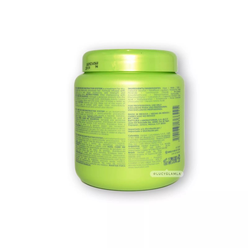 KUUL (AVOCADO) RECONSTRUCTOR HAIR MASK SYSTEM CURE ME TREATMENT HAIR