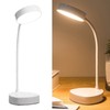 Gooseneck LED Desk Lamp Adjustable Brightness Flexible Task Lamp Bedside