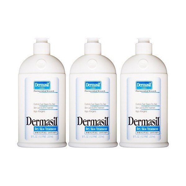 Dermasil Dry Skin Treatment Original Lotion, 3 pk (Total wt 24 fl oz)