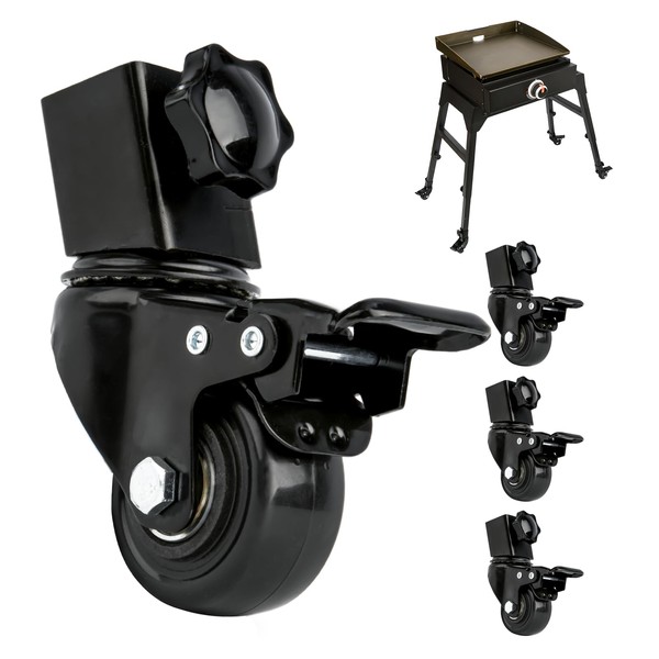 2 Inch Casters for Blackstone Griddle Stand, 2" Heavy Duty