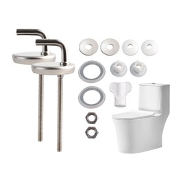 Stainless Steel Hinge Fixing Kit Replacements,Toilet Seat Fittings Fixings, Replacement Hinge with Fittings and Repair Parts, Enhanced Durability Back Replacement Hinge for Toilet (Old Style)