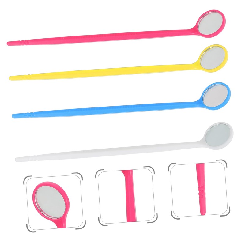 BUGUUYO Oral Mirrors 20pcs Disposable Kit Lightweight Safe for Adults