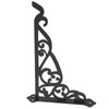 Outdoor Hanging Bracket Black Iron Multifunctional Decorative Plant Hanger for