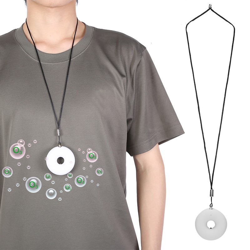 Wearable Air Purifier Necklace Portable Personal Mini USB Charge Air