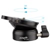 Tripod Leveling Base Half Ball,for Canon Nikon and Other DSLR