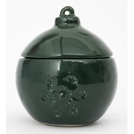 Fuwu, APAPACHO velas aromaticas decorativas para halloween Calabazas y calderos velas decorativas para dia de muertos hechas a mano (Esfera verde cera