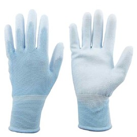 Uniworld 1510-10P Urethane Backless Gloves, Soft Fit, 10 Pairs, Blue, S