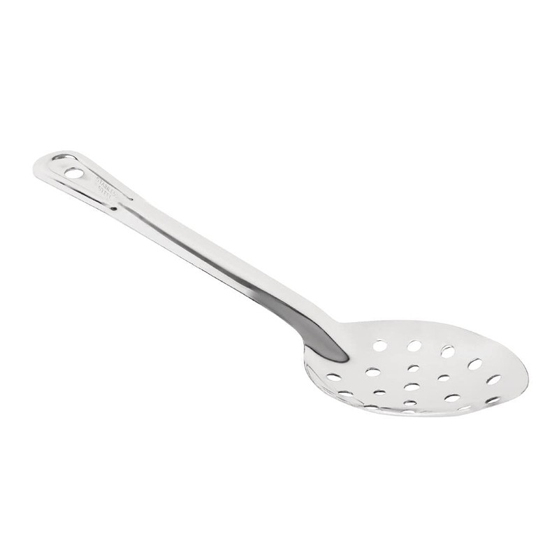 Vogue J631 Serving Spoon Perforated - 28cm 11', Silver