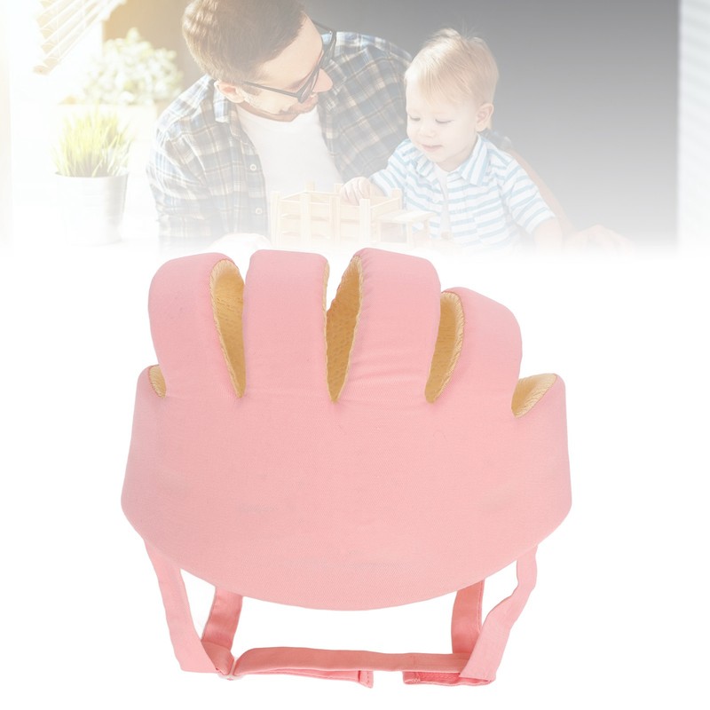 Baby Helmet Soft Breathable Adjustable Baby Protection Headgear Hat for