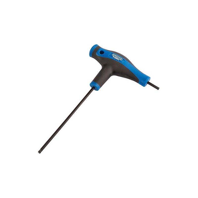 Draper 33907 Soft Grip "T' Handle 2.5mm Hexagon and Ball
