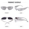 SORVINO Wrap Around Sunglasses for Men Women Oval Sunglasses Sport