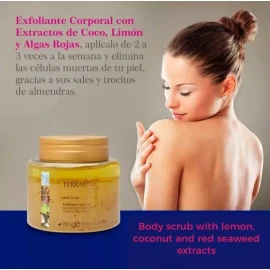Kit De Baño Terramar Exfoliante, Crema Y Gel De Baño