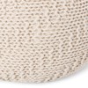 Christopher Knight Home Barwick Pouf, Ivory