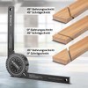 STAHLWERK Protractor 360° Aluminium Mitre Protractor | Angle Measuring Device
