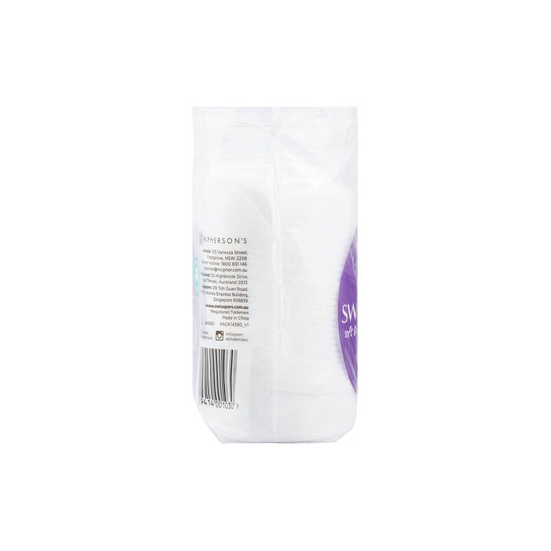 Swisspers Large Cosmetic Oval Pads 40 Pack