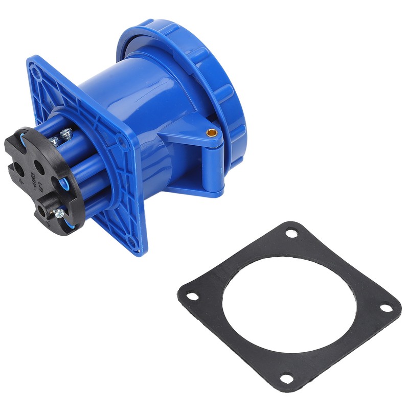 Waterproof Industrial Plug IP67 Compact Insulation 3 Cores Rubber Sealing