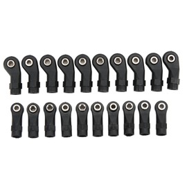 20Pcs Plastic Link Linkage Rod End M4 Ball Joint Head Set for Traxxas 1/10 RC Crawler Car