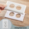Tondiamo 30 Pcs Outlet Insulators Foam Outlet Insulation Pads Electrical