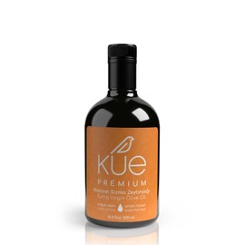Kue Premium Olive Oil Extra Virgin Cold Pressed - Bread Dipping Olive Oil - Early Harvest - High Polyphenol Extra Virgin - Pure - EVOO - 0,17 Acidity - Aceite de Oliva Extra Virgen - 16.9 Fl. Oz.