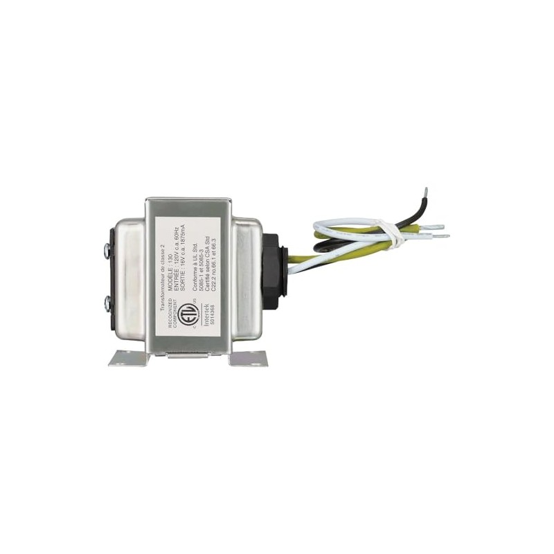 16VAC/30VA Lock Nut Wired Transformer Compatible with Most Smart Video