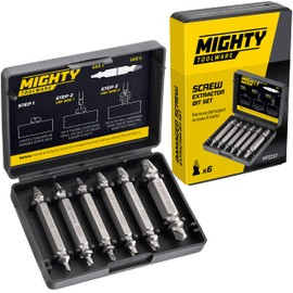 Vivo 6 Pack Damaged Broken Screw Extractor Remover for Stripped Head Screws Nuts Bolts