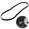 vgggrd Machine Belt, Rubber Record Belt, Compatible with Turntables, Replacement