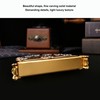 Golden Metal Napkin Holder Exquisite Light Luxury European Style Zinc