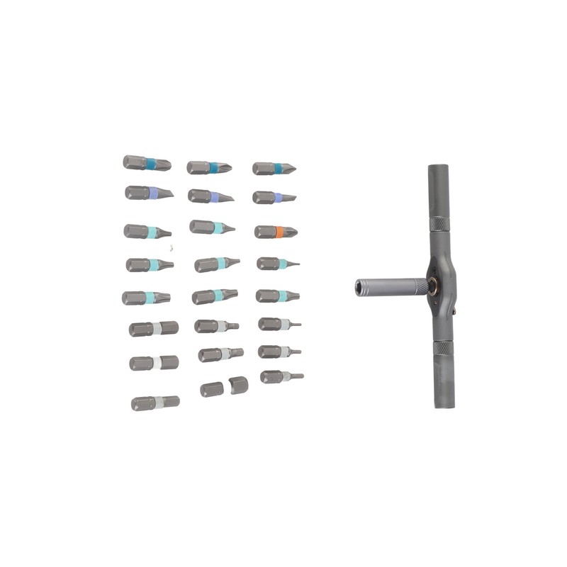 Ratchet Screwdriver Set 24-in-1 Bit Multipurpose Repair Tool Manual Hardware