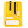 BILBAU Paint Roller Set with Paint Tray and Brush for
