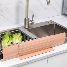 Sink Splash Guard for Dishwashing Water Fence Pink