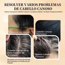 Tinte En Barra Para Cabello Cubre Canas Con Peine 20g                                                                                                 