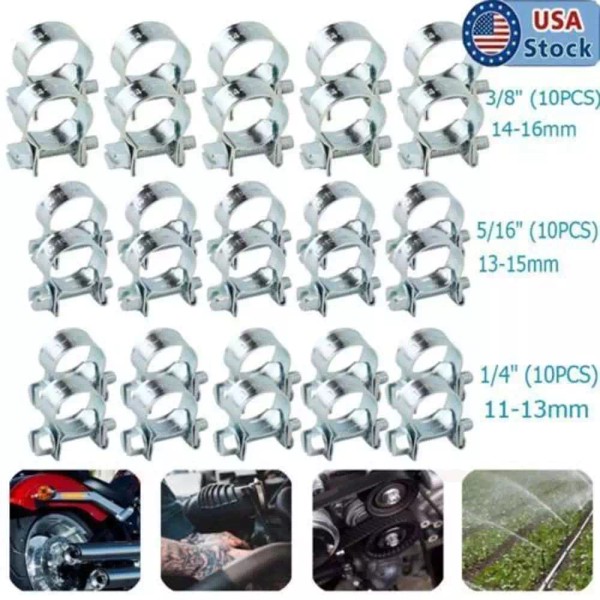 Unbranded 30PCS 1/4" 5/16" 3/8" Fuel Injection Gas Line Hose
