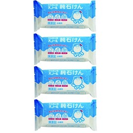 Shabondama Snole Pure Soap, 6.3 oz (180 g) x 4 Packs