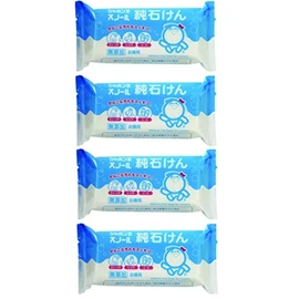 Shabondama Snole Pure Soap, 6.3 oz (180 g) x 4 Packs