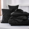 Bedsure Bedsure King Size Comforter Set Black - Bed in