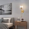 Bsmathom Wall Sconces Sets of 2, Classic Brushed Brass Sconces