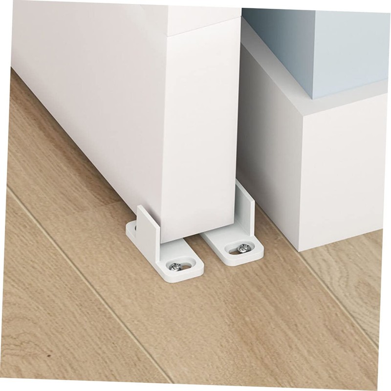 DOITOOL 6 Sets Sliding Door Track Guide, Barn Door Floor