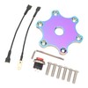75MM Steering Wheel Horn Button Cover Hexagonal Horn Push Button