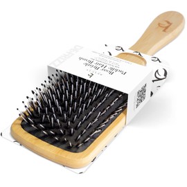 Beauty by Earth Boar Hair Brush for Fine Hair - Boar Bristle Hair Brush for Thick Hair - Boar Brush for Fine Hair - Mens Hair Brush for Thin Hair - Boars Hair Brush for Women