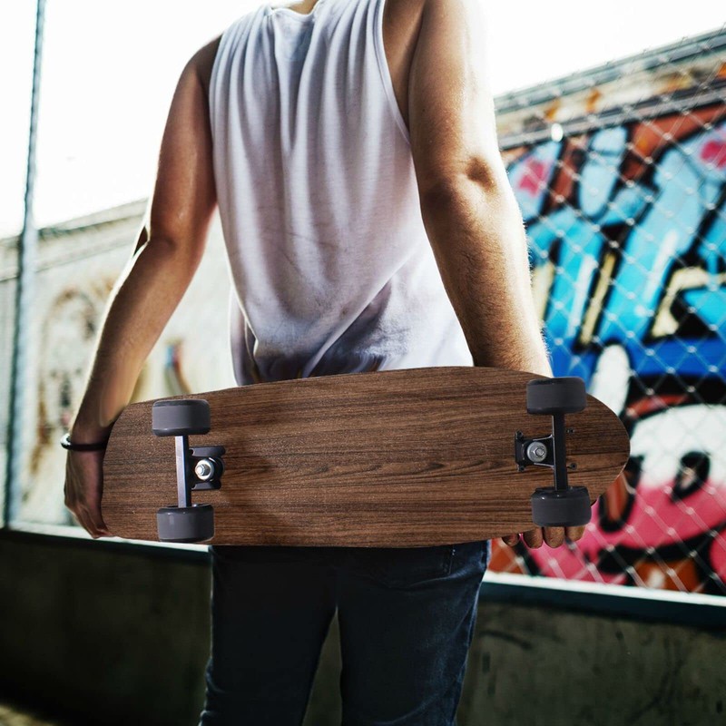 Kigai Brown Wood Texture Skateboard Grip Tape Deck Sandpaper for