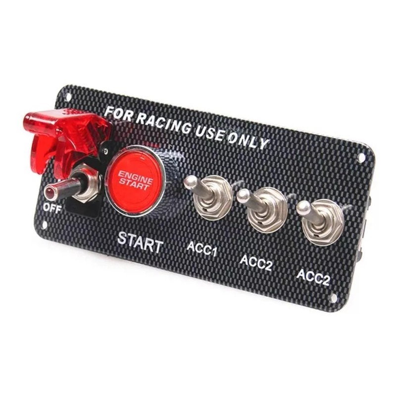 ABEL Botón De Arranque Racing Switch Encendido Panel De Auto