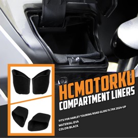 HCmotorku Motorcycle Storage Compartment Liners Kits Fairing Glove Box interior Left and right Fit For Harley Road Glide FLTRX 2024 2025
